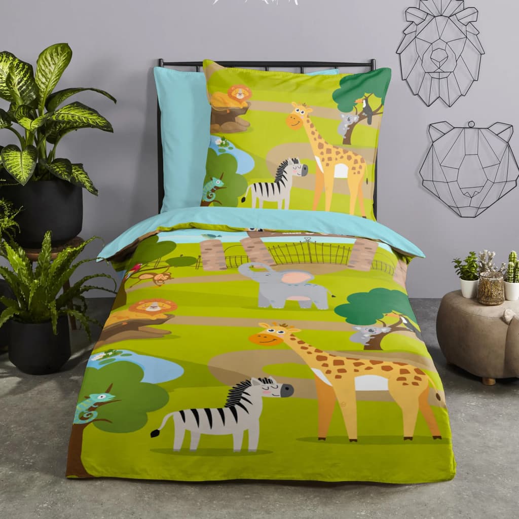 Bonjour Good Morning Children's Cupbed Cover Mees 135x200 cm