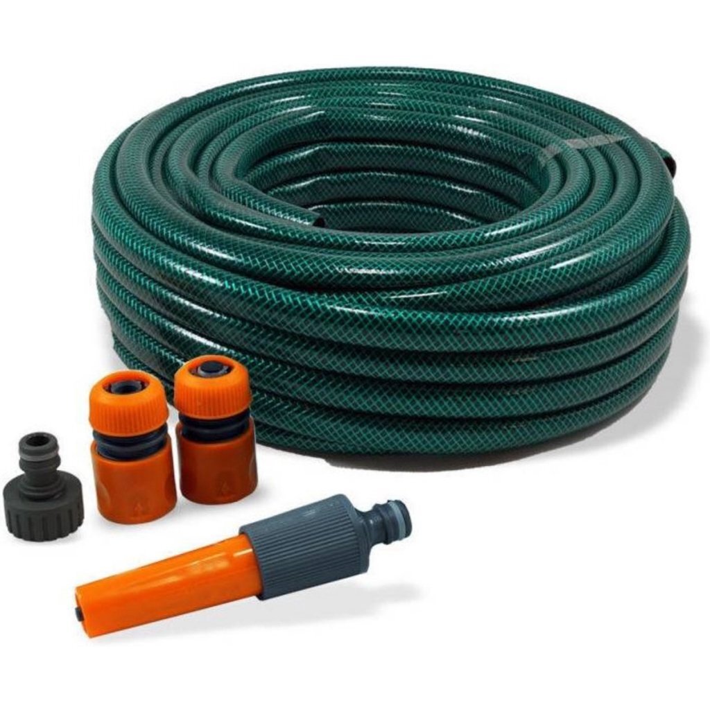 Benson set de tuyaux d'arrosage 15 m vert orange