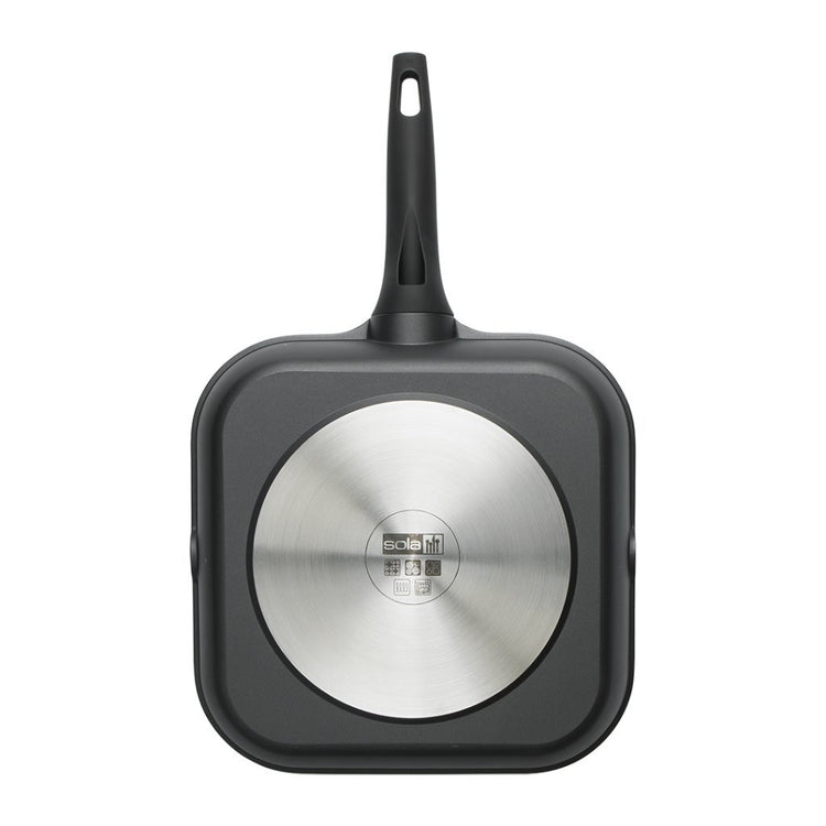 Sola Sola Fair Cooking Grill Pan 28x28 cm noir