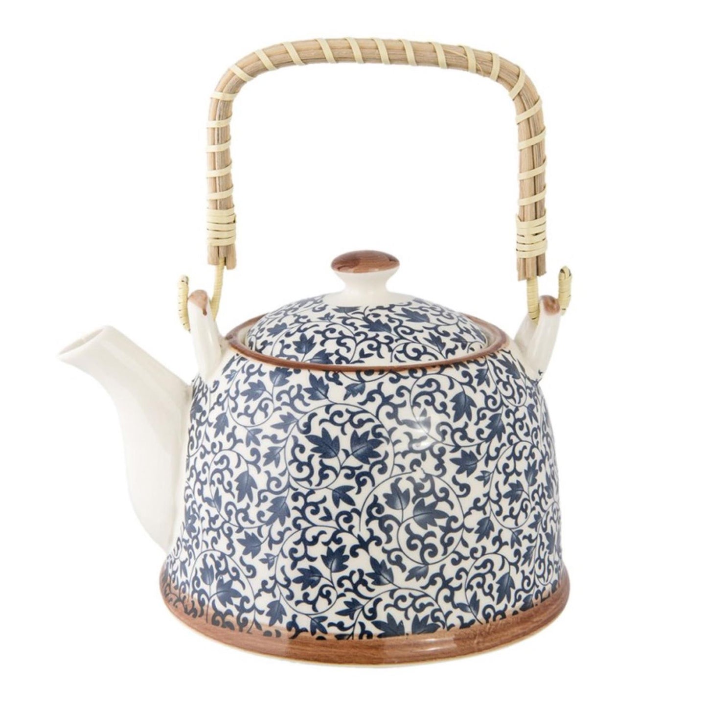 Théière Clayre et Eef 14x14cm motif