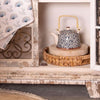 Théière Clayre et Eef 14x14cm motif