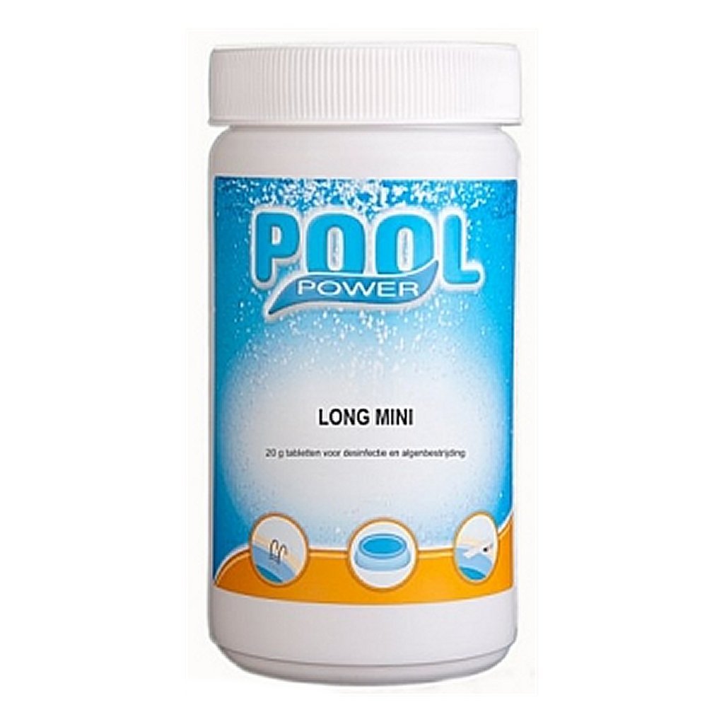 Pool Power Pool Mini comprimés de chlore de 1 kg de 1 kg 20 grammes
