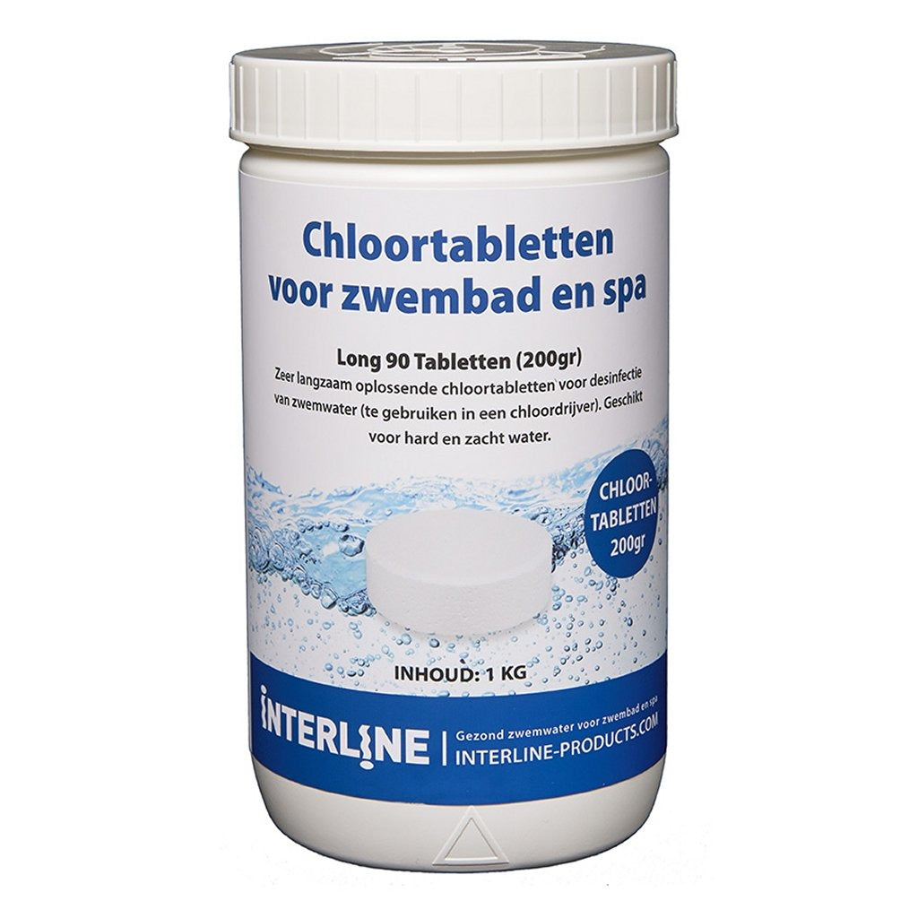 Comprimés de chloort interline Long90 200gram 1kg