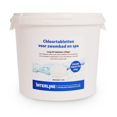 Comprimés de chlore interline Long90 200gram 5kg