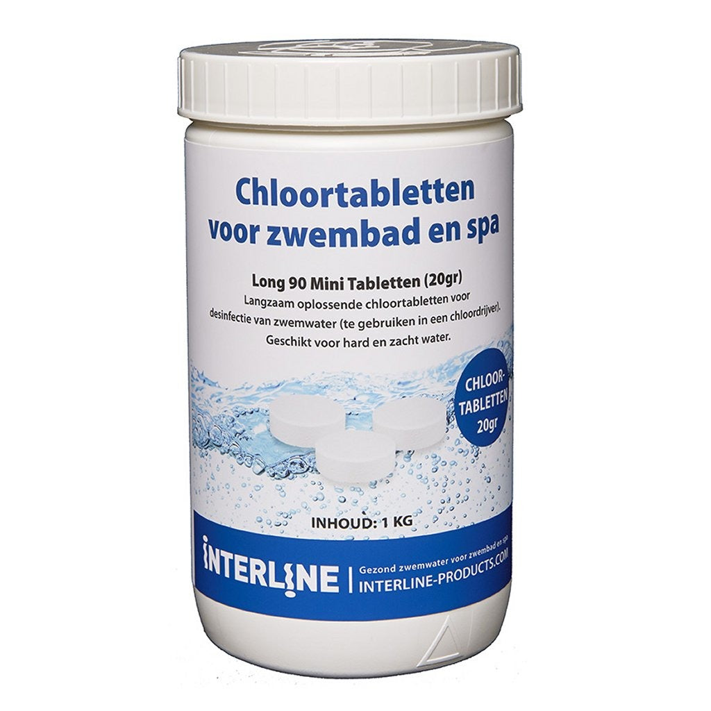 Comprimés de chlore interline Long90 20gram 1kg