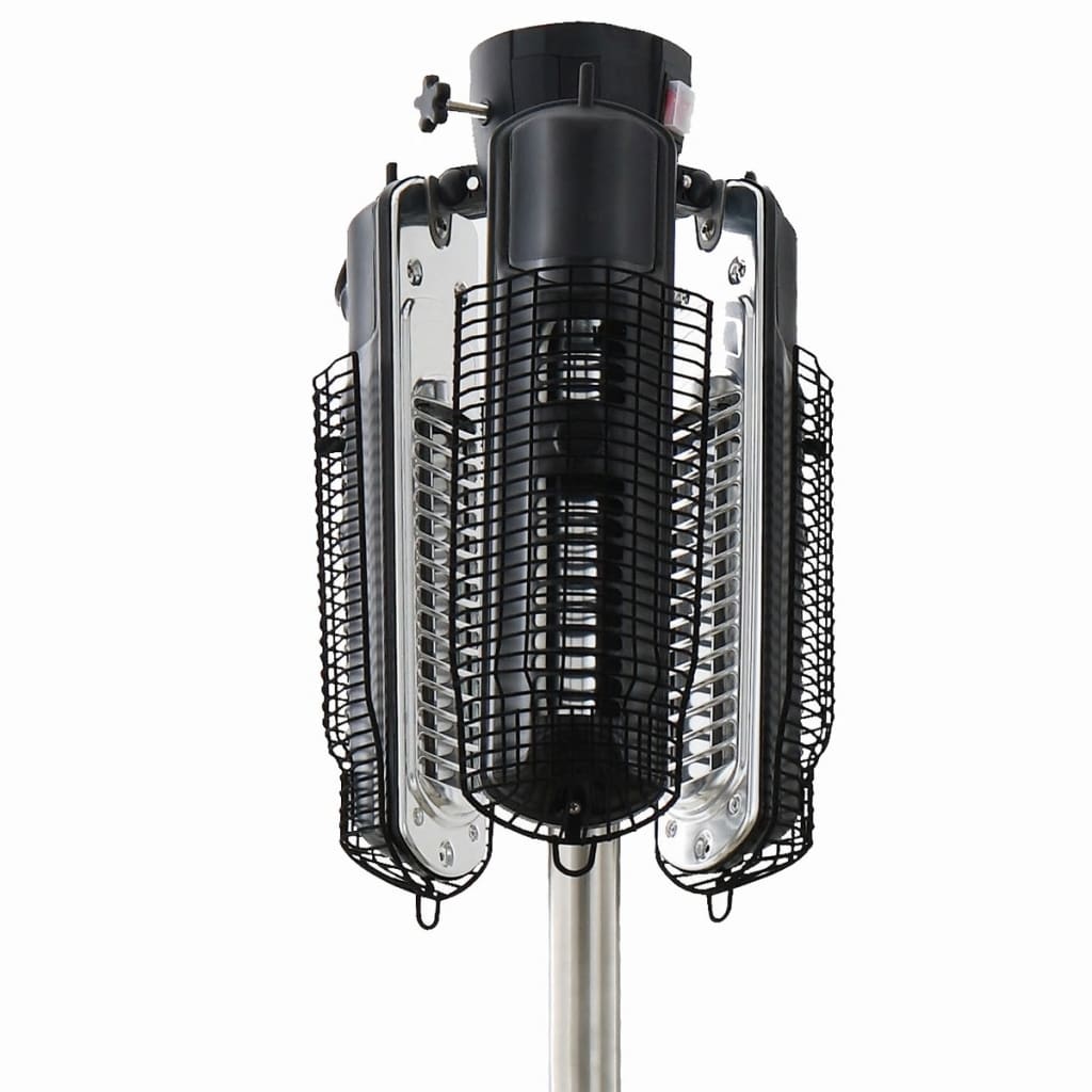 SUNRED SUNDRED Parasol chauffage 2000 W Halogène noir et argent Ph10