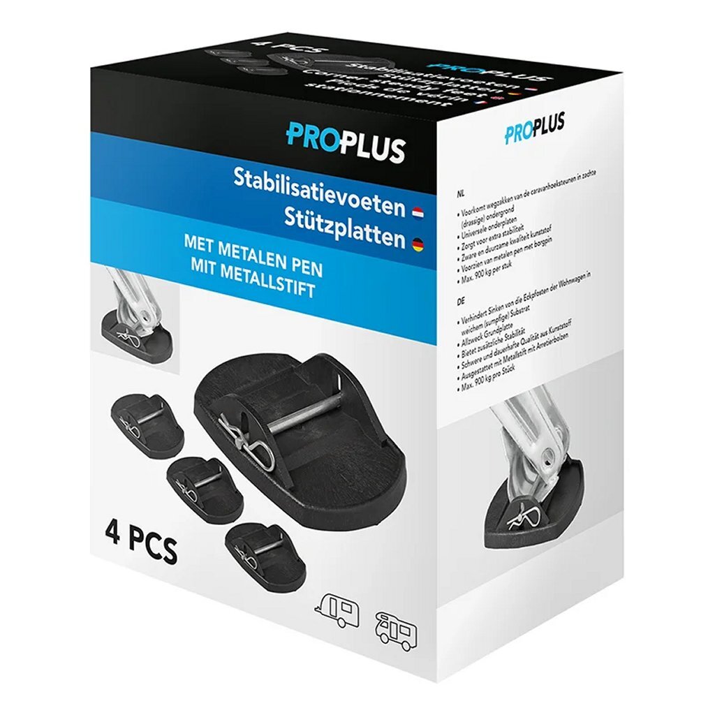 Pied de stabilisation de Proplus avec Borgpen noir 4 pièces