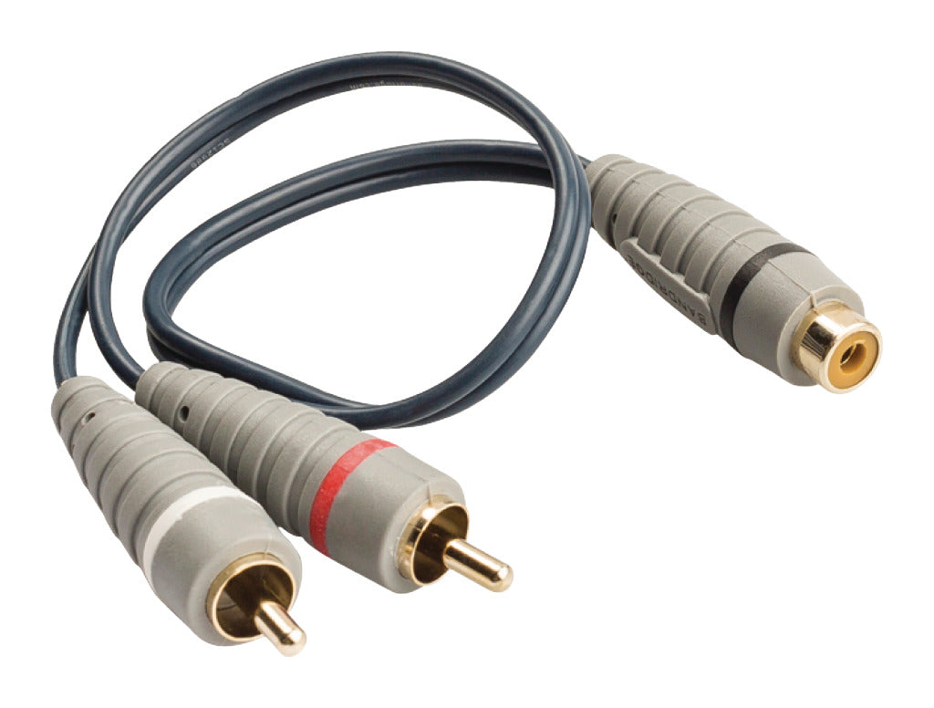 Bandridge Bandridge Bal4600 Câble subwoofer 2x RCA mâle RCA femelle 0,20 m bleu