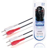Bandridge Bandridge Val4202 Câble audio stéréo 2x RCA Male 2x RCA Male 2,00 m noir