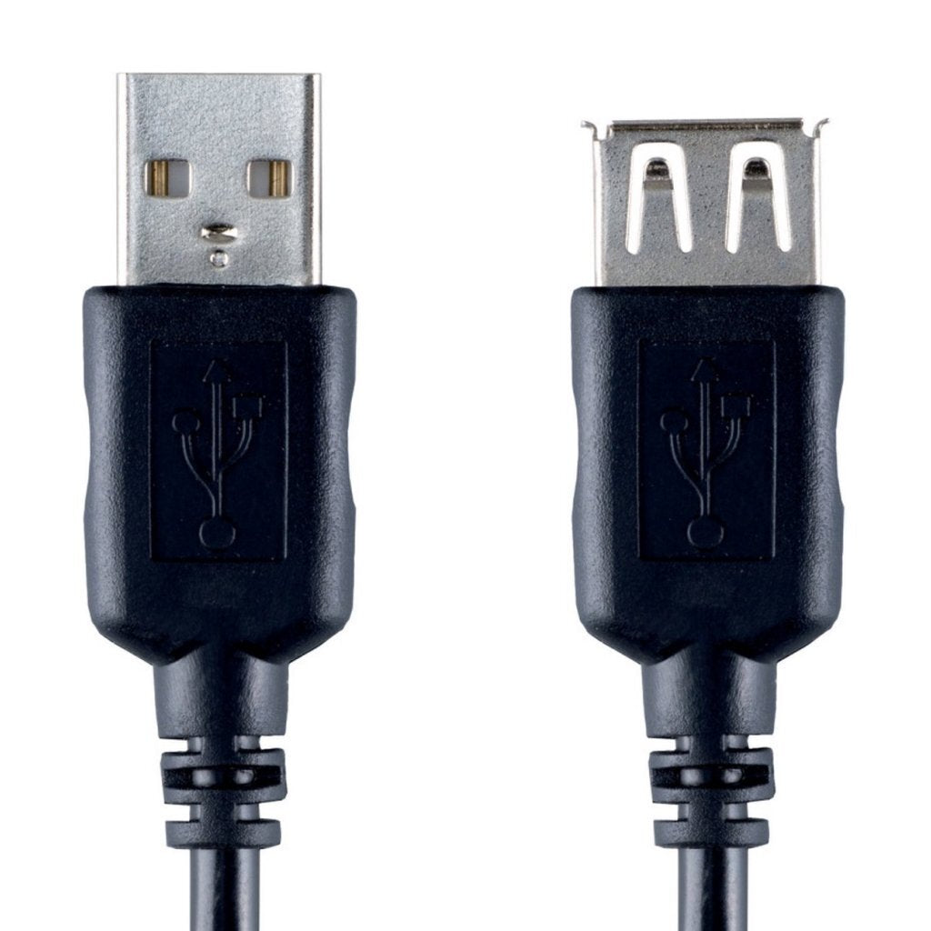 Bandridge Bandridge USB 2.0 Un mâle à USB 2.0 une femme 2 m noir