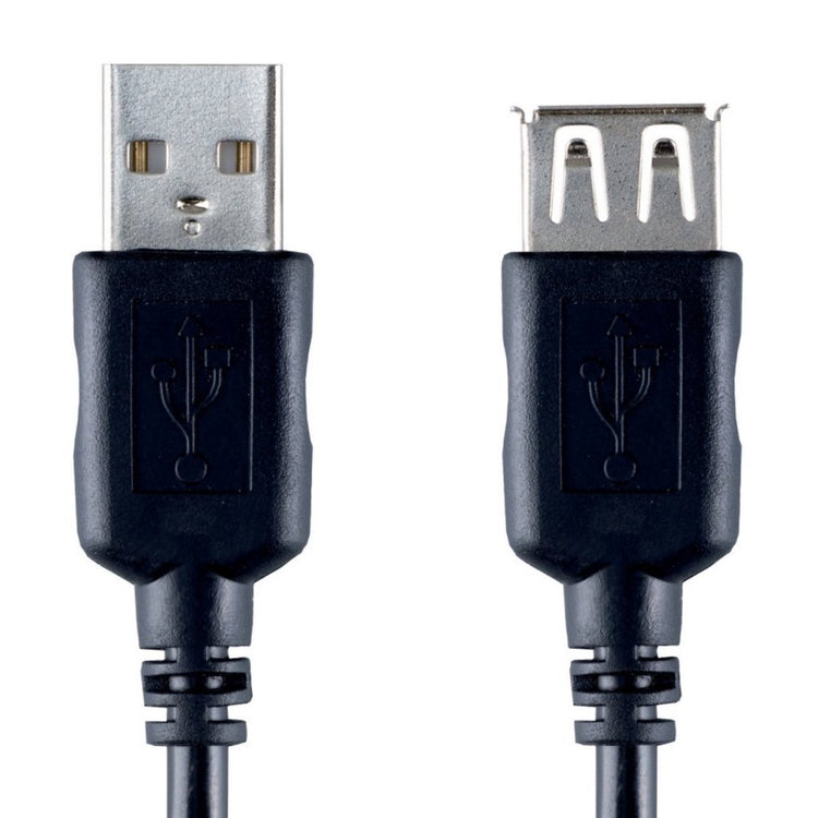 Bandridge Bandridge USB 2.0 Un mâle à USB 2.0 une femme 2 m noir