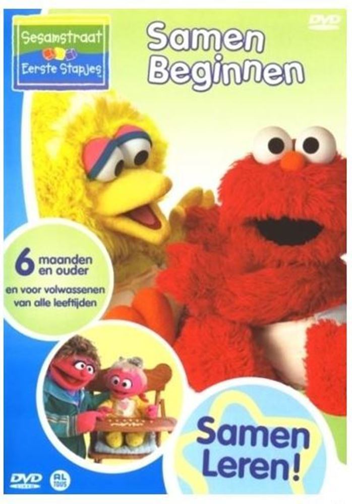 Démarrez le DVD Sesame Street ensemble.