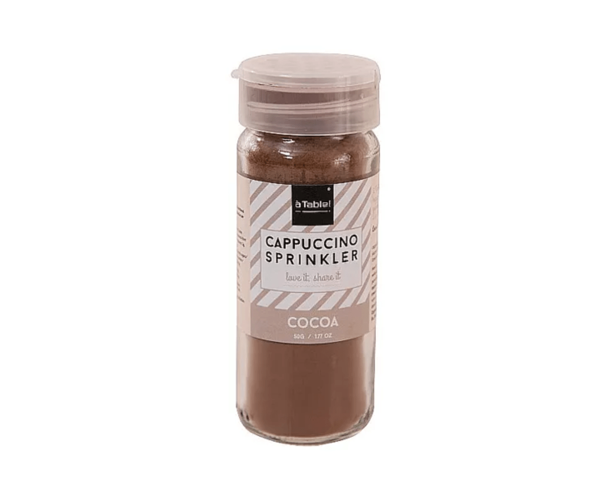 Table d'un shaker cappuccino cacao (6x 50gr)