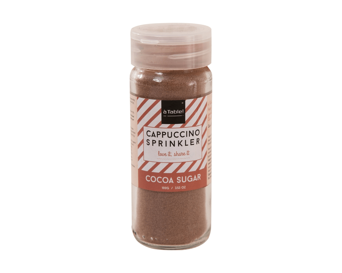 Table d'un shaker cappuccino sucre cacao (6x 100 pièces)