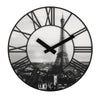 Nextime Nextime Klok 3004 La Ville, Ø39 cm, mur, blanc