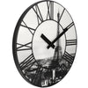 Nextime Nextime Klok 3004 La Ville, Ø39 cm, mur, blanc