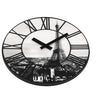 Nextime Nextime Klok 3004 La Ville, Ø39 cm, mur, blanc