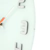 Nextime Nextime NE-8817WI Horloge murale toboggan. 30 x 3,5 cm, verre, blanc, «ronde chic»