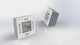 Nextime Nextime NE-5190WI ALARME 7.4x4x7.4 cm Métal, blanc, «Turn4time»