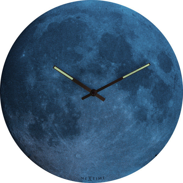 Nextime Nextime NE-3164 Horloge murale toboggan. 35 cm, verre bulbe, «dôme bleu»