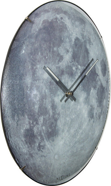 Nextime Nextime NE-3164 Horloge murale toboggan. 35 cm, verre bulbe, «dôme bleu»