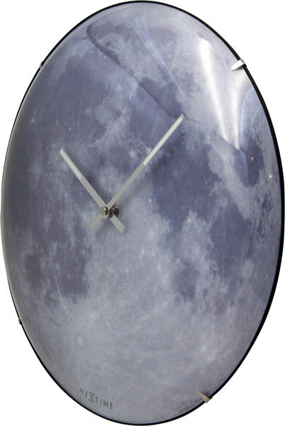 Nextime Nextime NE-3164 Horloge murale toboggan. 35 cm, verre bulbe, «dôme bleu»