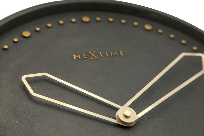 Nextime Nextime NE-3197 SWW Wall Clock Slide. 35 cm, polyresin, noir