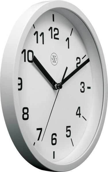 Nextime Nextime NX-7321WI Horloge murale NXT Diamètre 20 cm Plastique blanc, cadran blanc