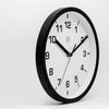 Nextime Nextime NX-7321ww Clock Wall NXT Diamètre 20 cm Plastique noir, cadran blanc
