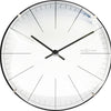 Nextime Nextime NE-3506WI Corloge murale Stripe Ø20 Glass White