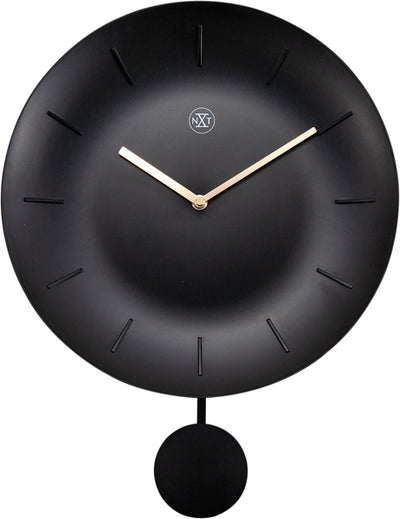 Nextime Nextime NX-7339ww Clock Wall NXT Bowl Ø 30 cm noir