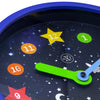 Nextime Nextime NX-7356 Clock Wall NXT apollo dia 30cm plastique bleu