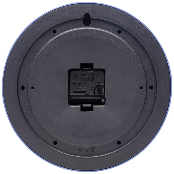 Nextime Nextime NX-7356 Clock Wall NXT apollo dia 30cm plastique bleu