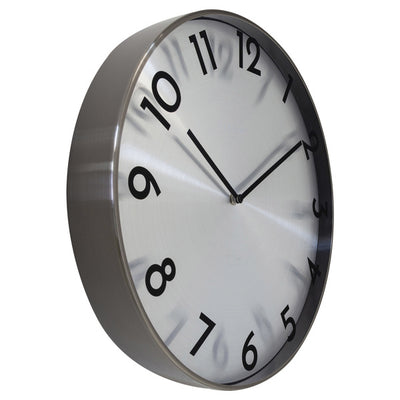 Nextime Nextime NE -3289GS METAL MUR CORLOGNE 40CM -QUIet Clock Metal Reflection