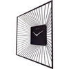 CHOIDE MUR NEXTIME Square 45x45x15 cm en métal noir