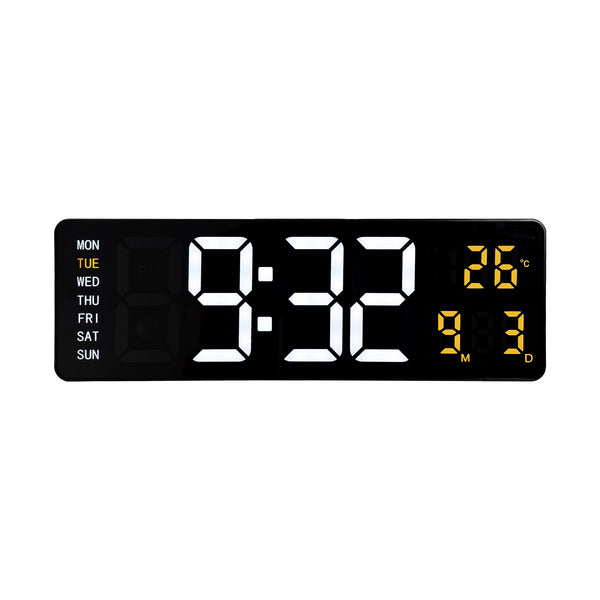 Nextime ne-3322 super horloge murale numérique 38,8x12,9 cm