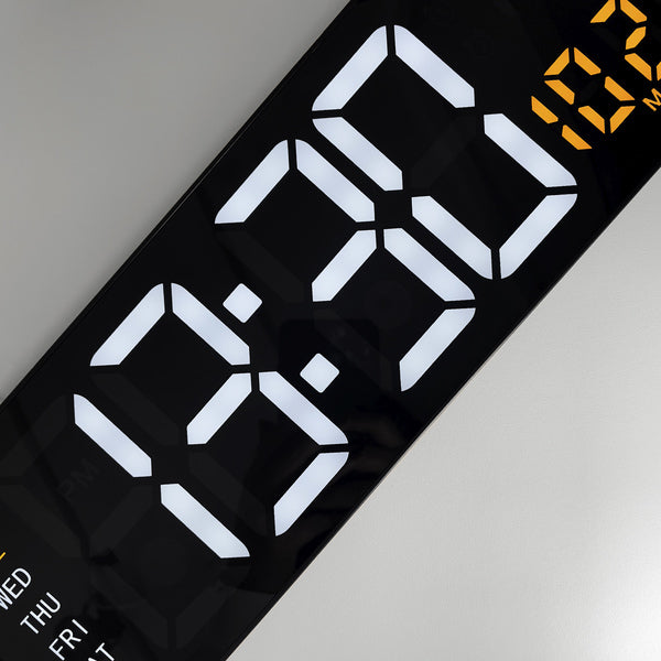 Nextime ne-3322 super horloge murale numérique 38,8x12,9 cm