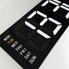 Nextime ne-3322 super horloge murale numérique 38,8x12,9 cm