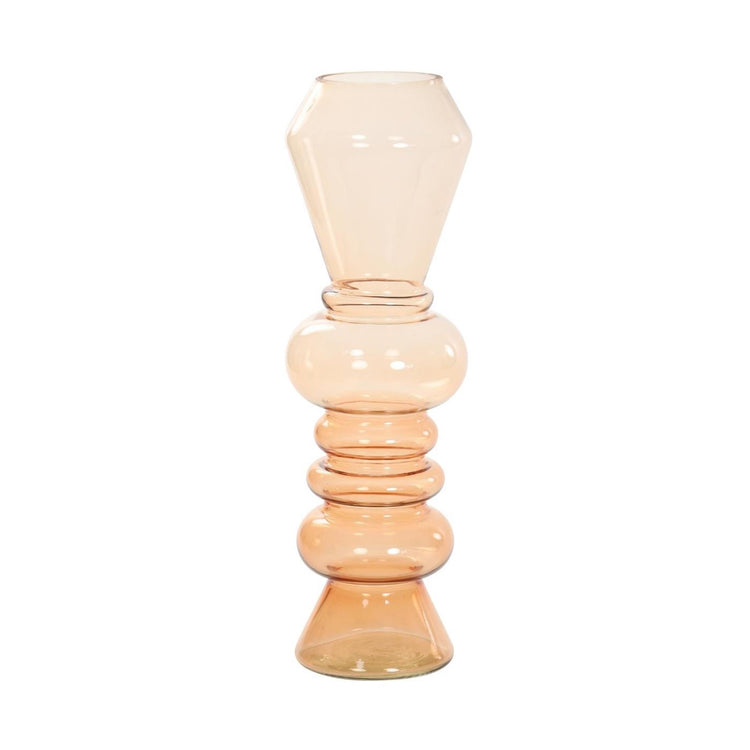Vase lumineux et vivant verre ø13,5xh44,5cm