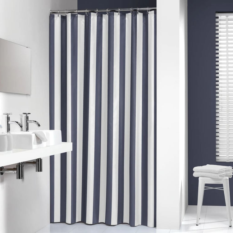 Rideau de douche sceaux en peau sceaux Linje 180 cm bleu 233011324