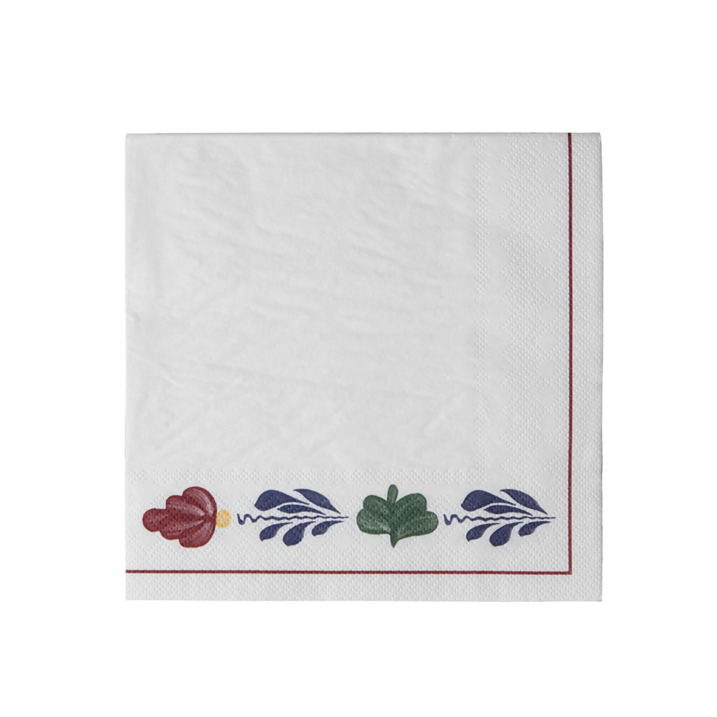 Royal Boch Boch Boerenbont Napkins 20 pièces