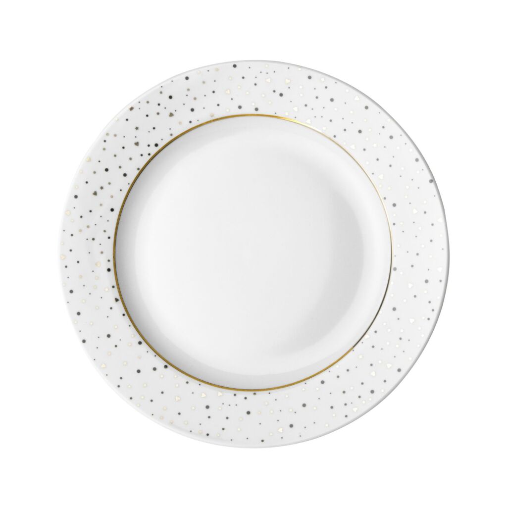 Plaque de rose hollandaise rose hollandaise à plat 21 cm avec paillettes