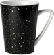 Rose néerlandaise hollandaise rose loft noir et blanc tasse noire avec paillettes 31 CL