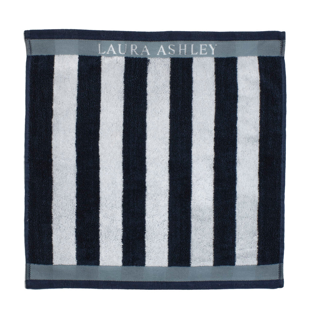 Laura Ashley Laura Ashley Cuisine Serviette à minuit Stripe 50x50 cm bleu foncé