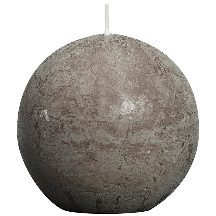 Bolsius bolsius bolkaard rustique 80 mm taupe 6 sts