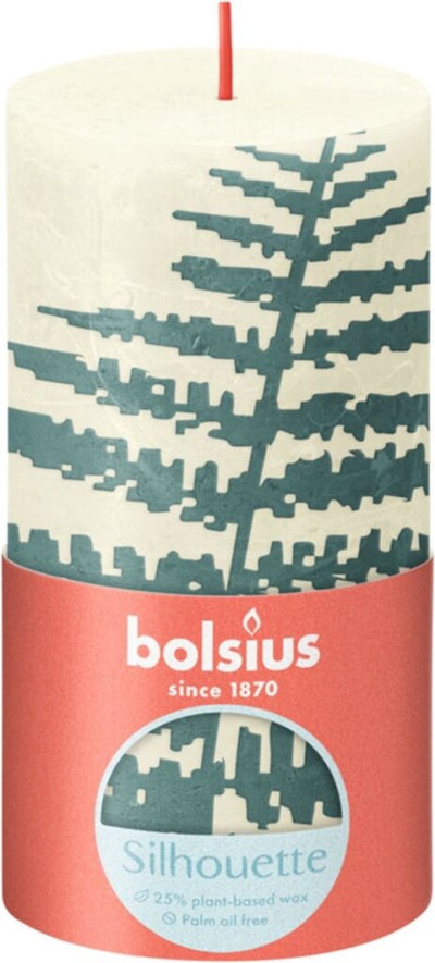 Bolsius Bolsius Rustic Candle 130 68 MOTIF LEAF