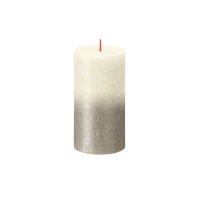 Bolsius Bolsius Candle 13x6,8 cm FADING PERL Champagne