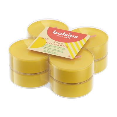 Maxi bougies chauffe-plat Bolsius vraie citronnelle