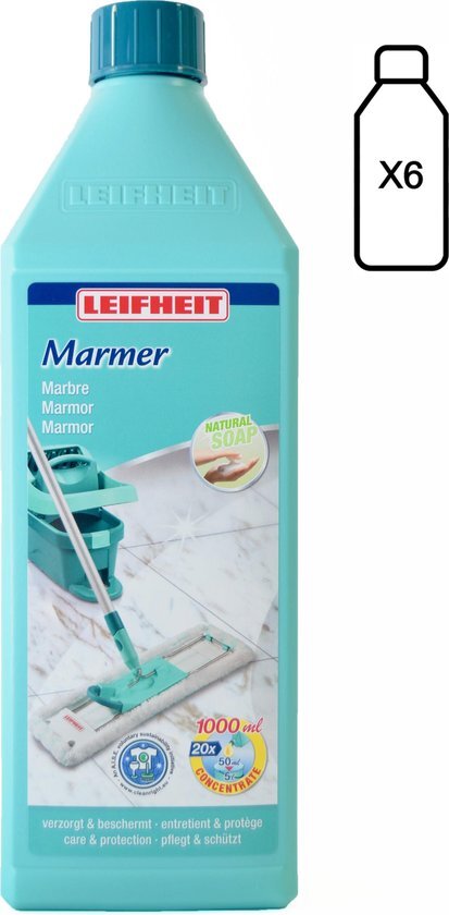 Leifheit nettoyant pour marbre 6 x 1l