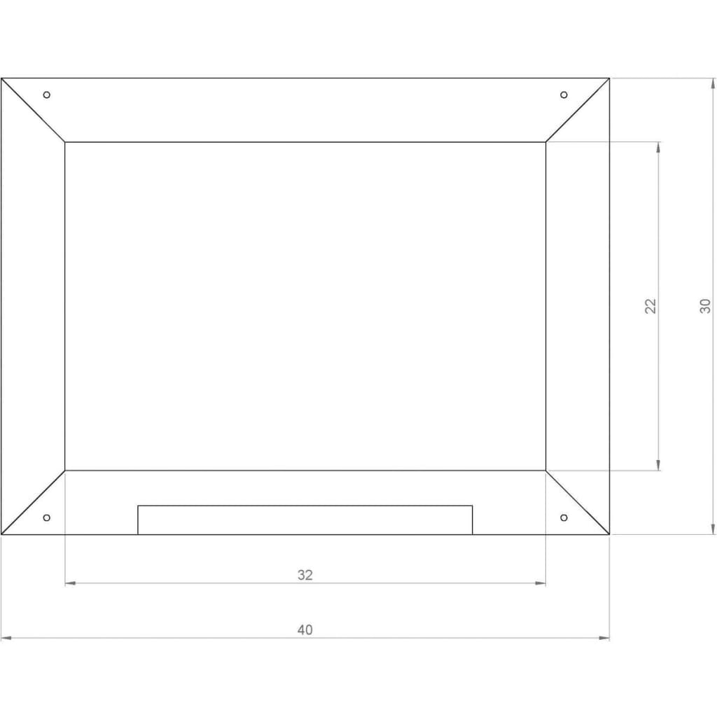 Axi Axi Chalkboard gris noir 41 cm